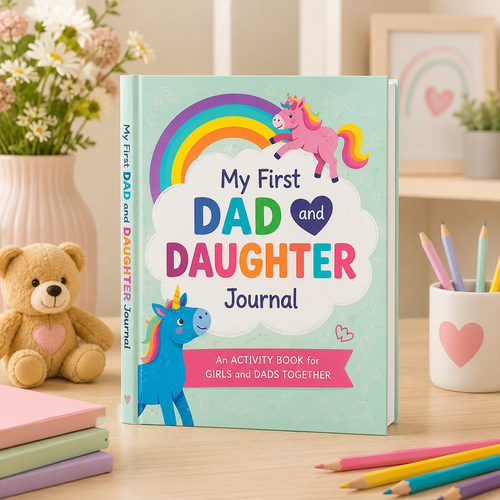 My First Dad & Daughter Journal - Guided Activity Book for Girls Ages 5–8 and Dads