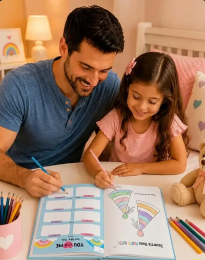 My First Dad & Daughter Journal - Guided Activity Book for Girls Ages 5–8 and Dads